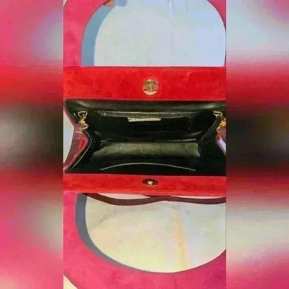 Rare Find Frenchy of California Top Handle Purse with Crossbody Option - Picture 5 of 6